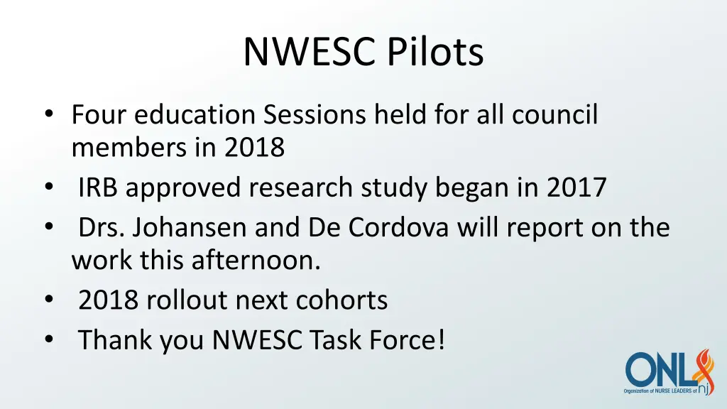 nwesc pilots 1