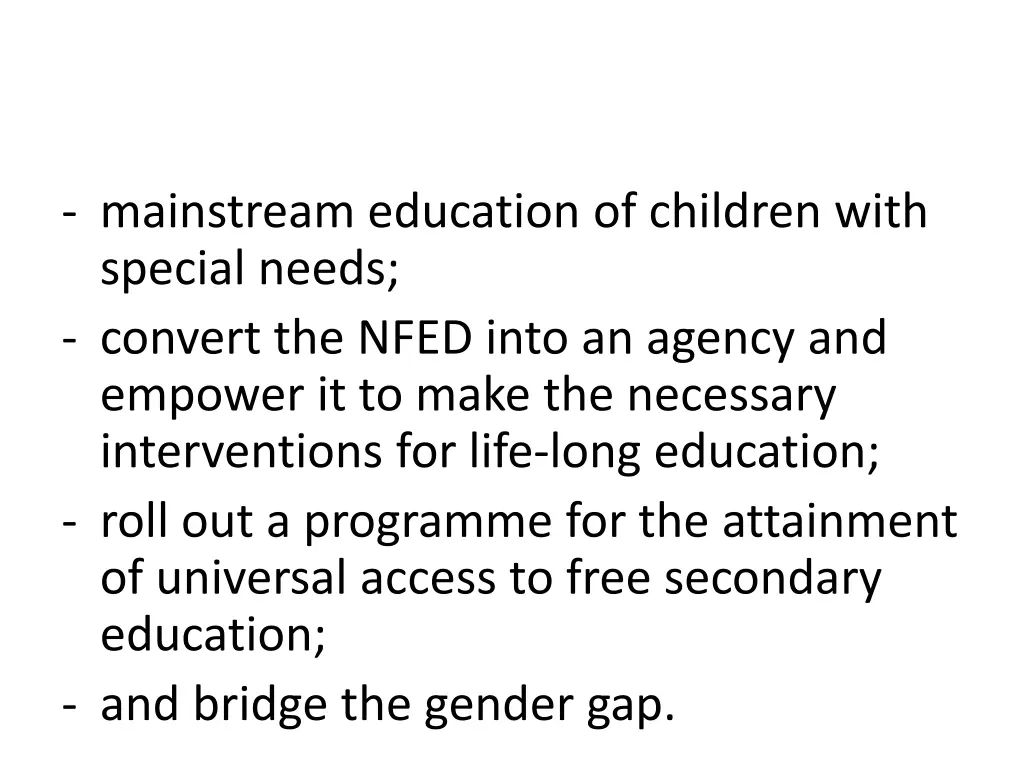 mainstream education of children with special