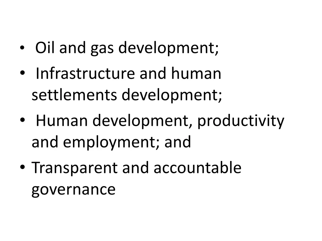 oil and gas development infrastructure and human