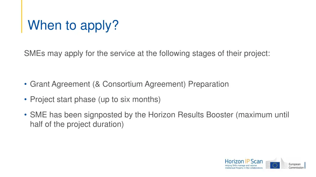 when to apply