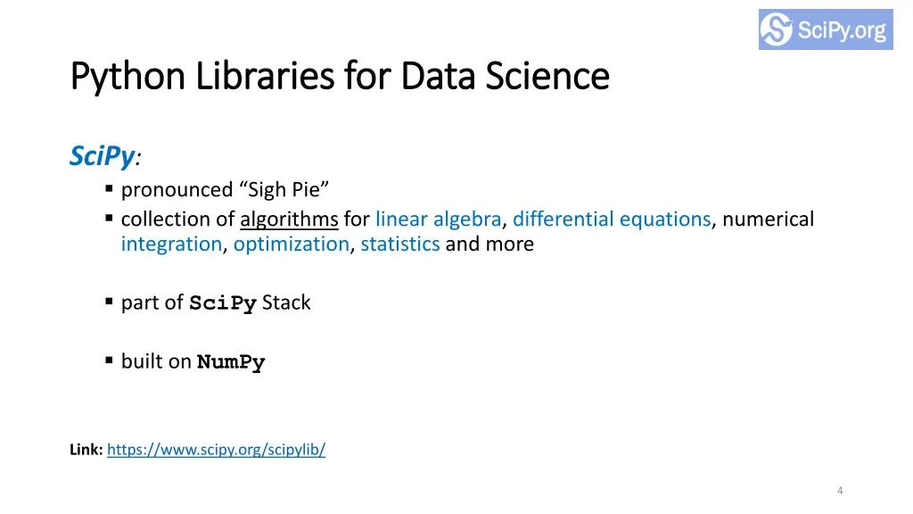 python libraries for data science python 2