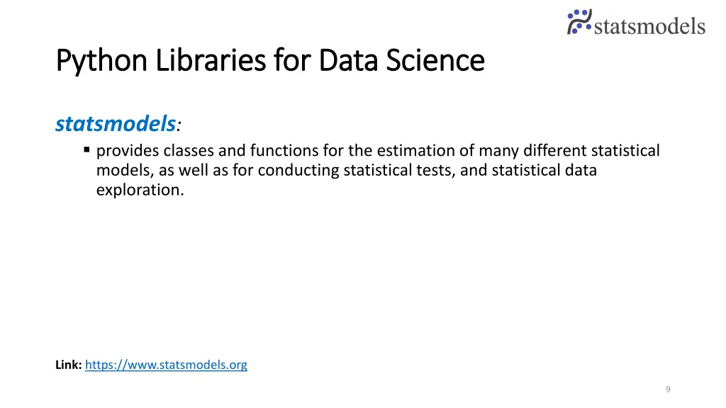 python libraries for data science python 7