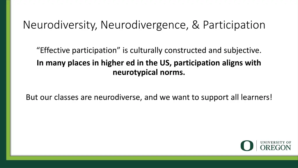 neurodiversity neurodivergence participation