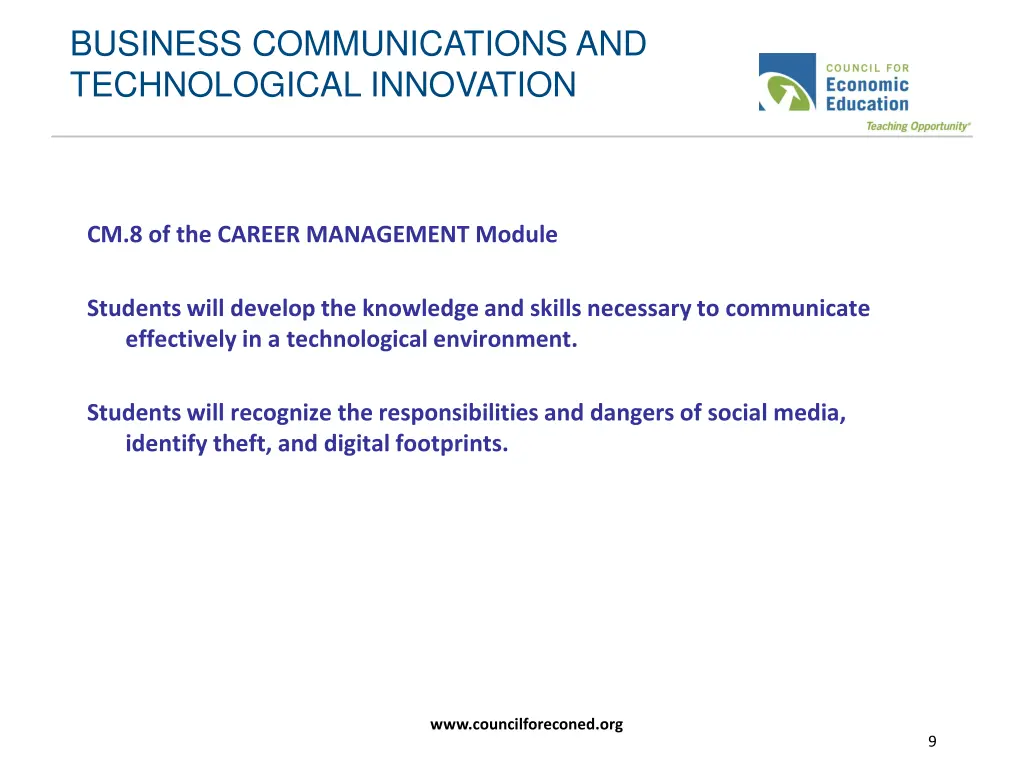 business communications and technological