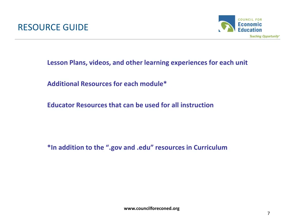 resource guide
