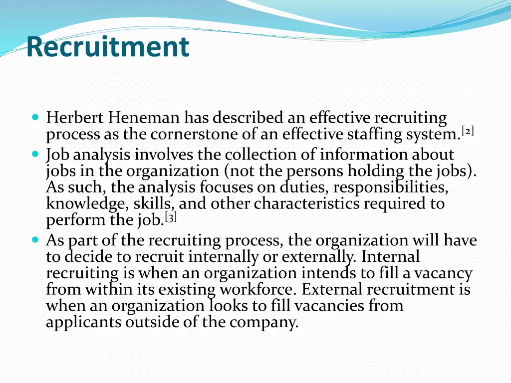 recruitment