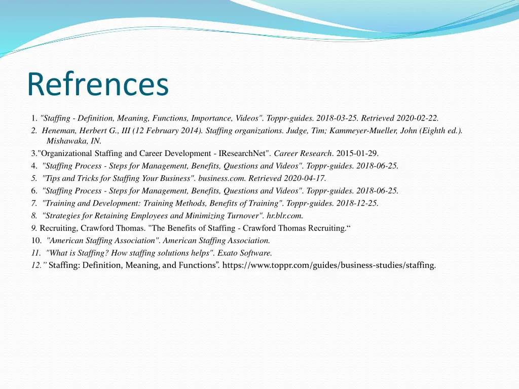 refrences