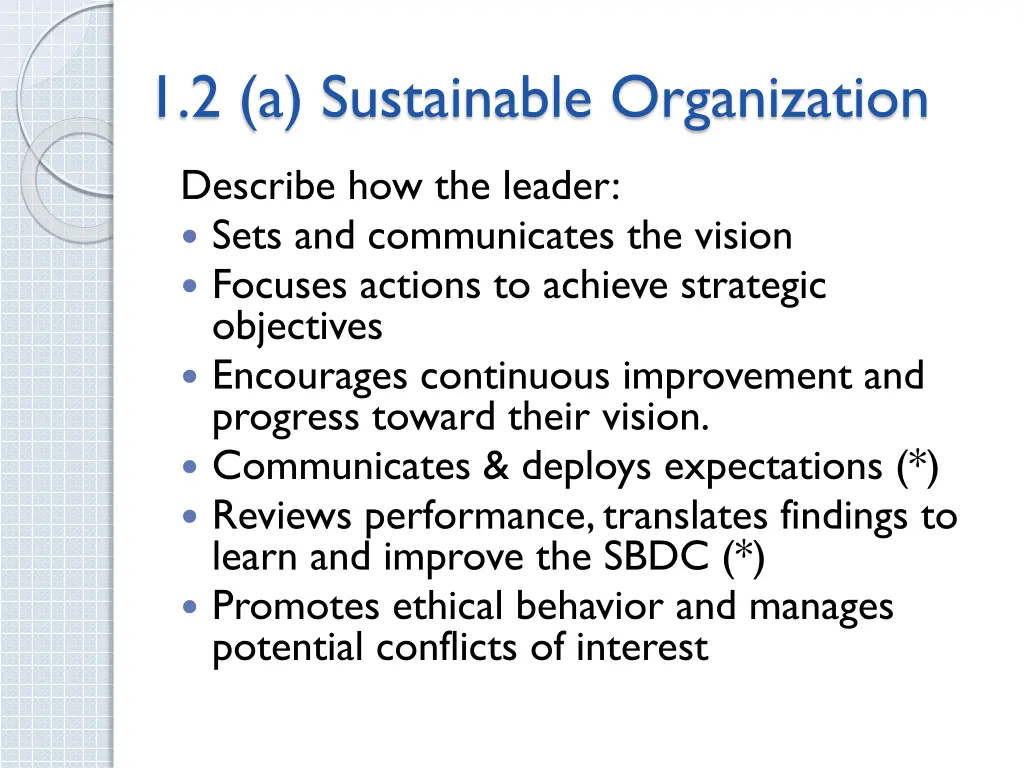 1 2 a sustainable organization 1