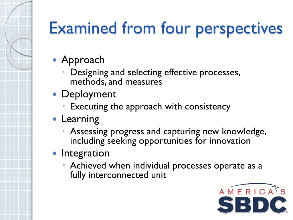 examined from four perspectives