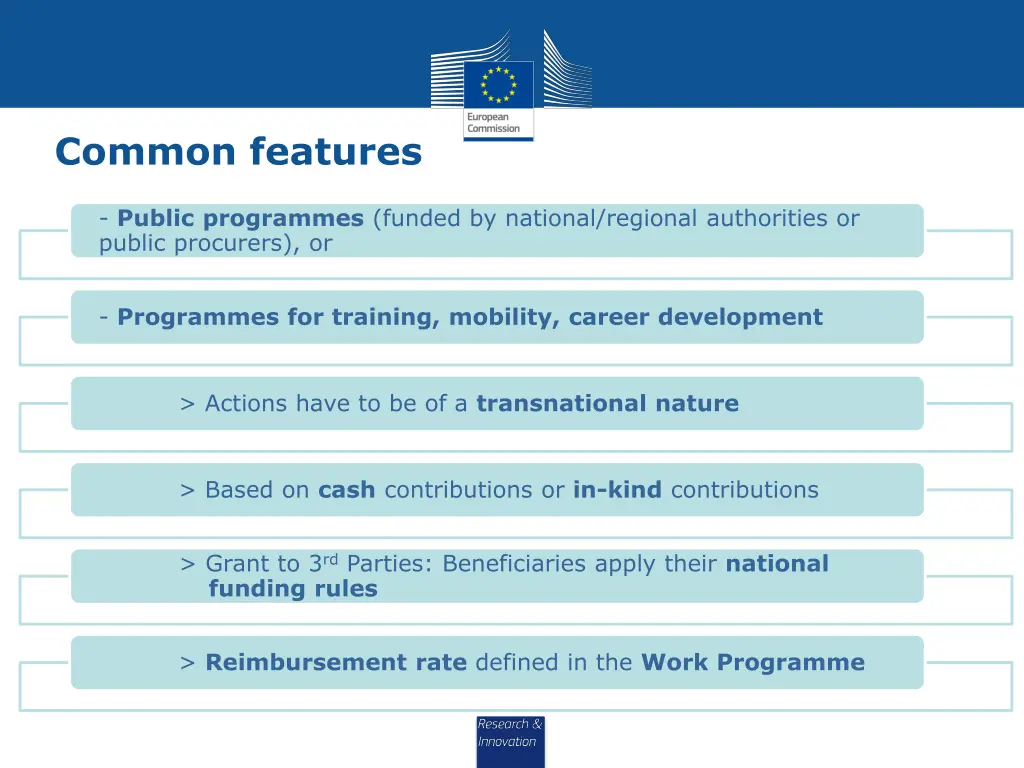 common features