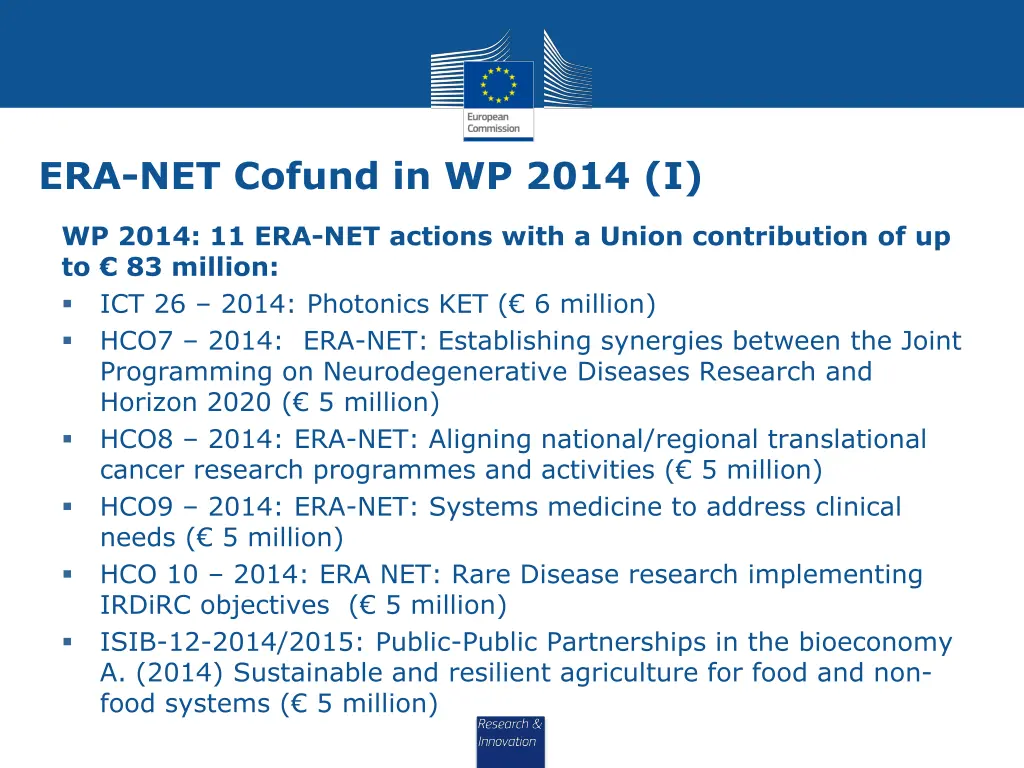 era net cofund in wp 2014 i