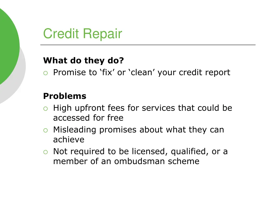 credit repair