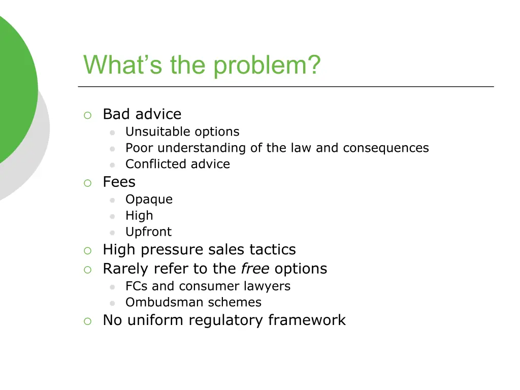 what s the problem