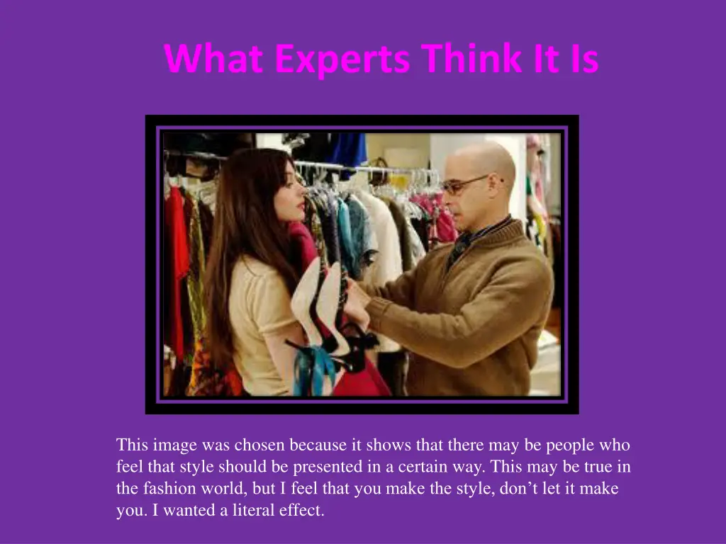 what experts think it is