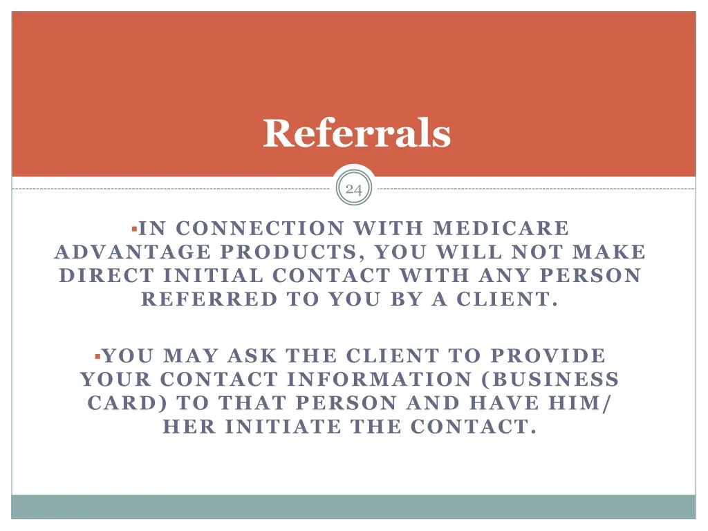 referrals