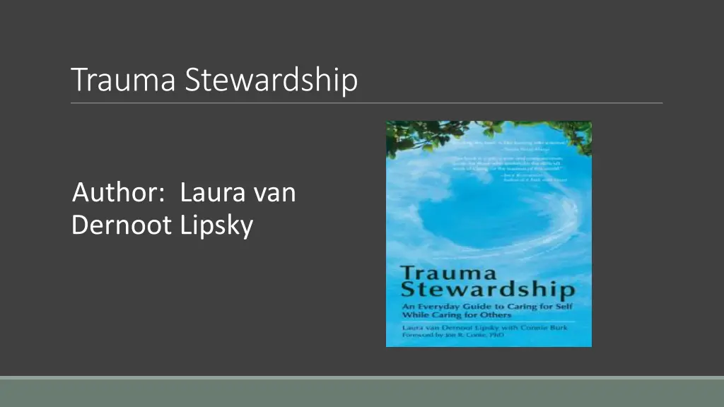 trauma stewardship