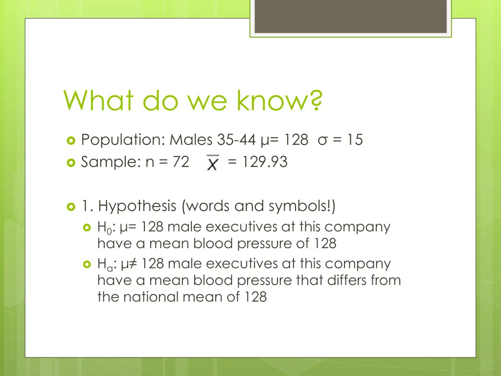 what do we know