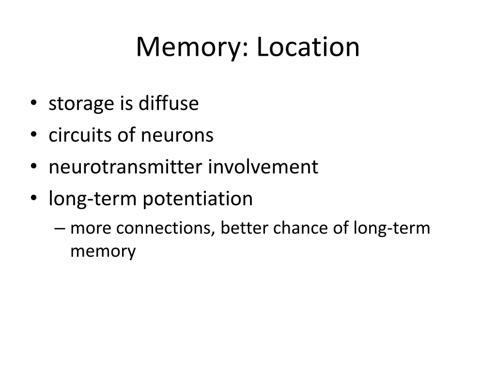 memory location