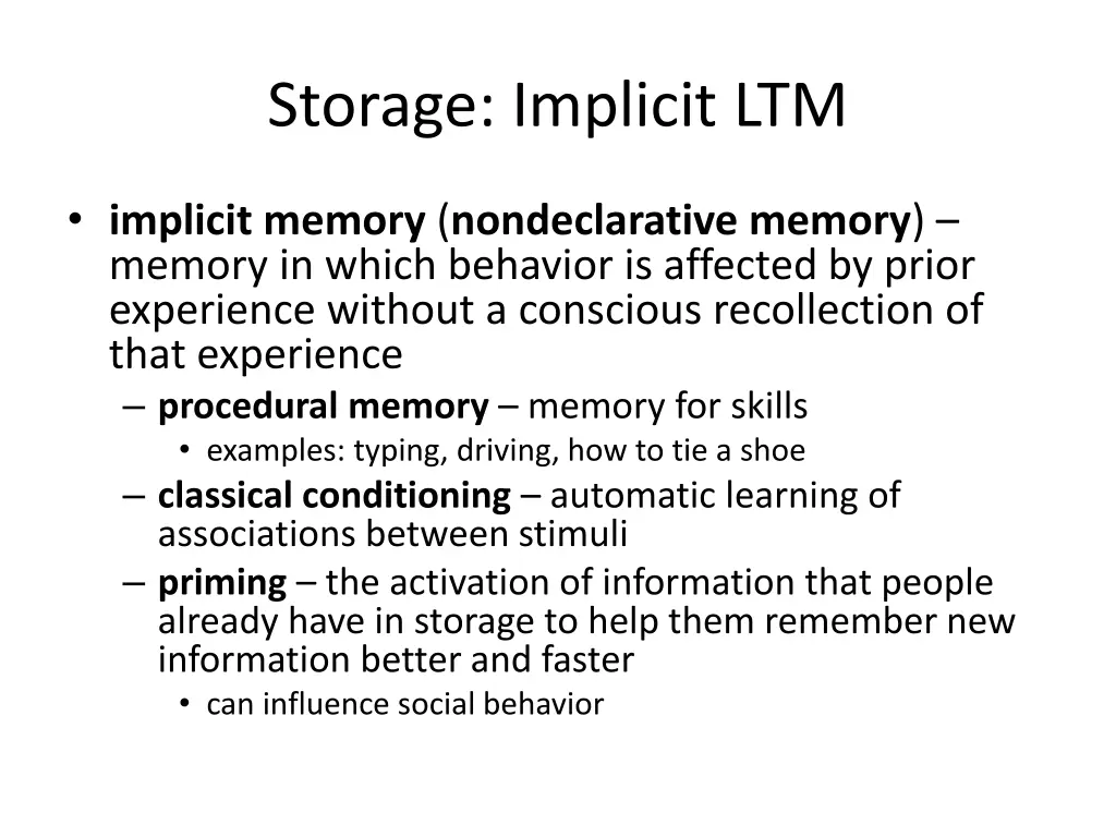 storage implicit ltm