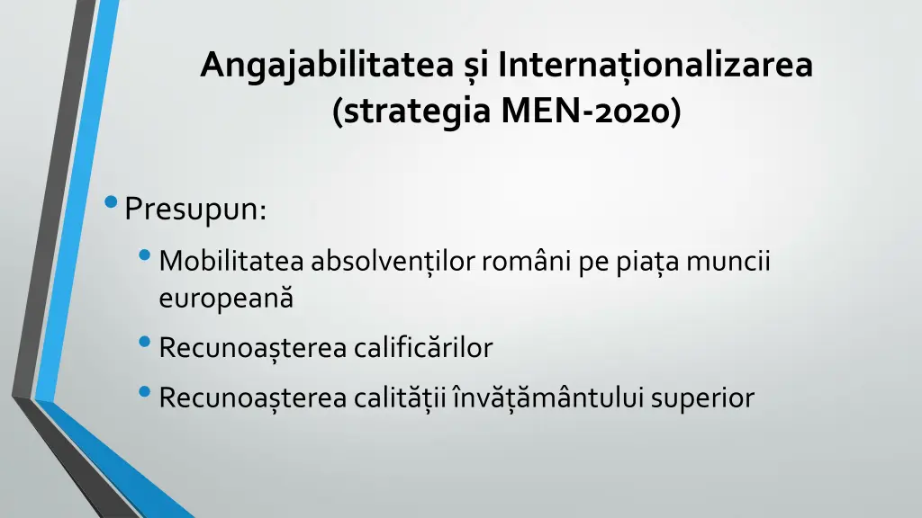 angajabilitatea i interna ionalizarea strategia