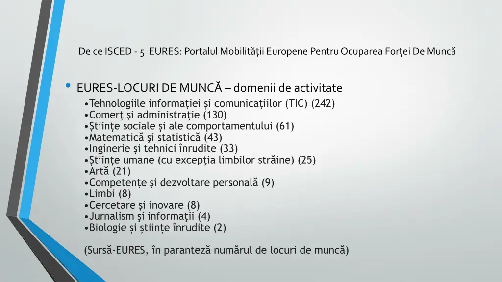 de ce isced 5 eures portalul mobilit ii europene