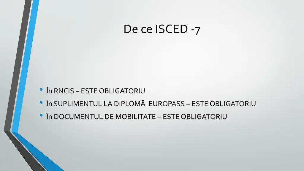 de ce isced 7