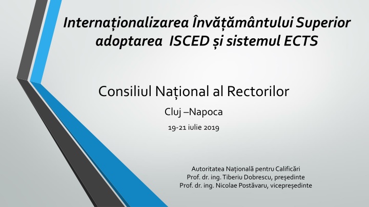 interna ionalizarea nv m ntului superior