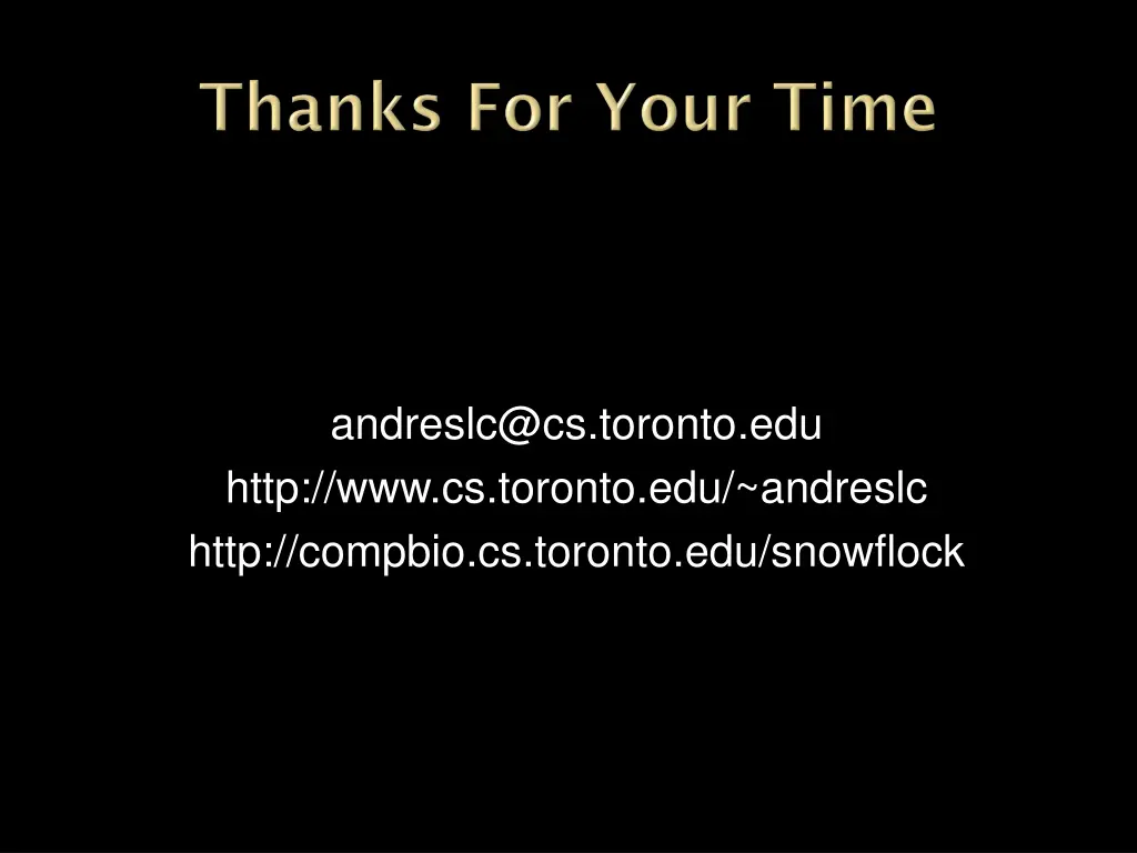 andreslc@cs toronto edu http www cs toronto