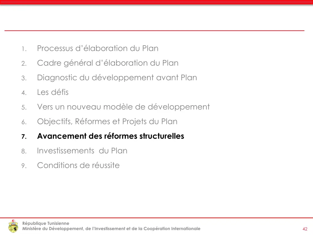 processus d laboration du plan 6