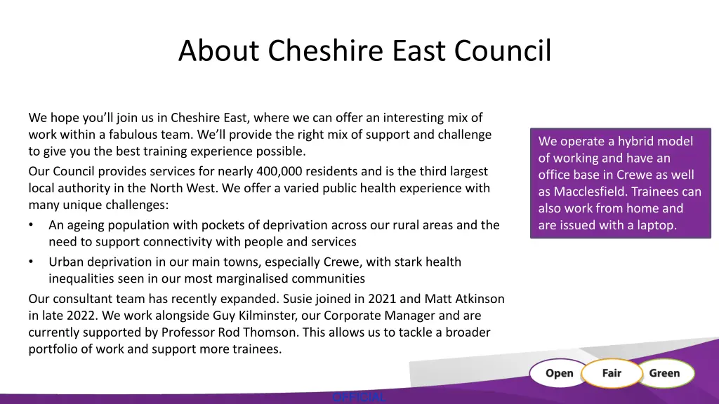 about cheshire east council
