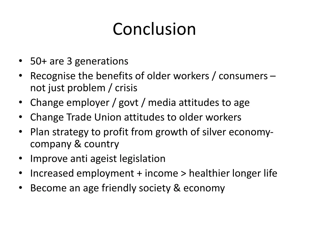 conclusion