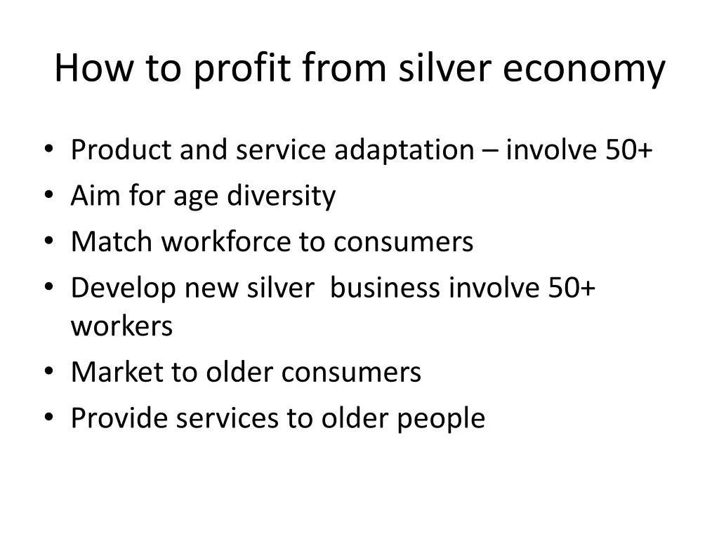 how to profit from silver economy