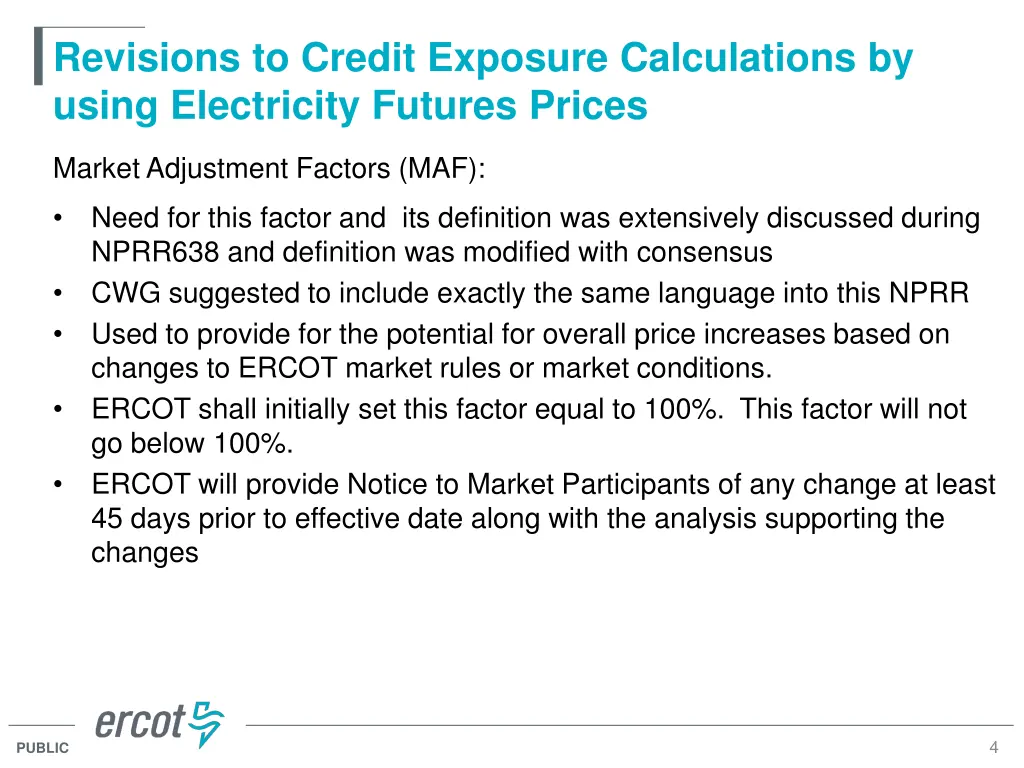 revisions to credit exposure calculations 3