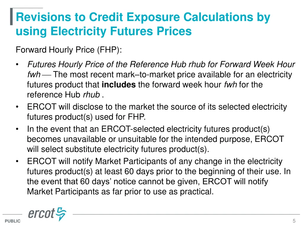 revisions to credit exposure calculations 4