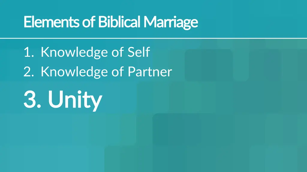 elements of biblical marriage elements