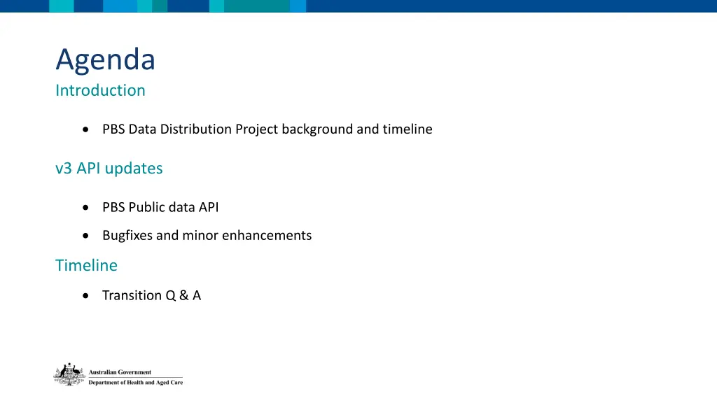 agenda introduction