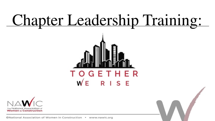 chapter leadership training