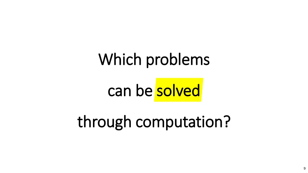 which problems which problems 1