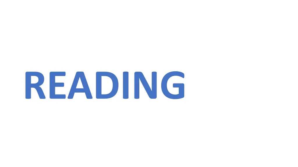 reading