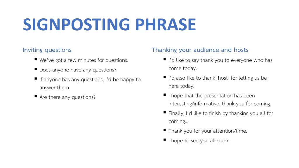 signposting phrase 4