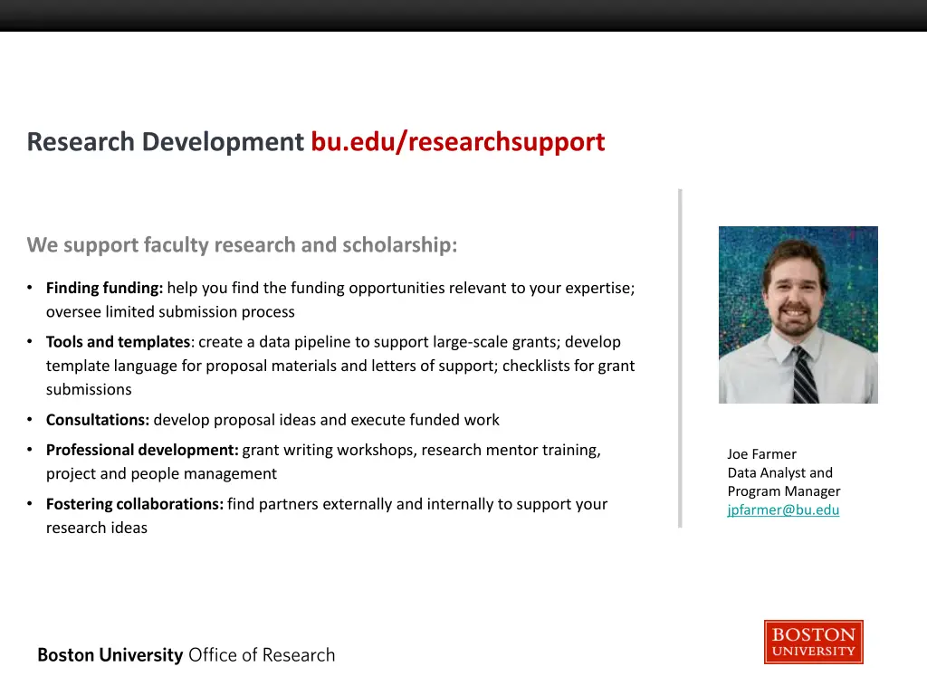 research development bu edu researchsupport