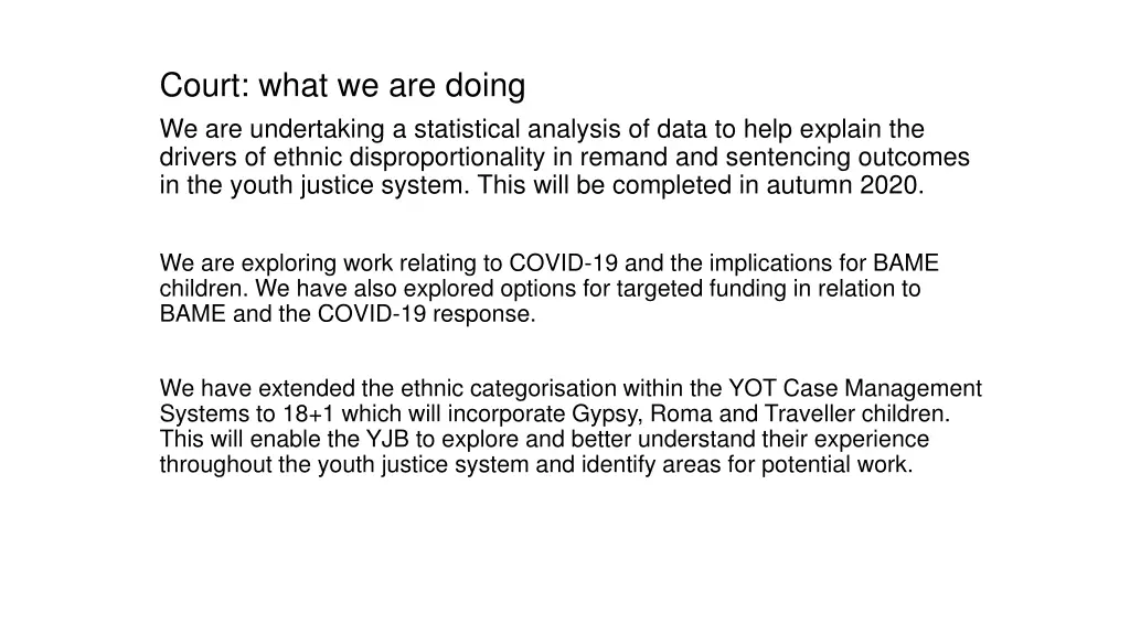 court what we are doing we are undertaking