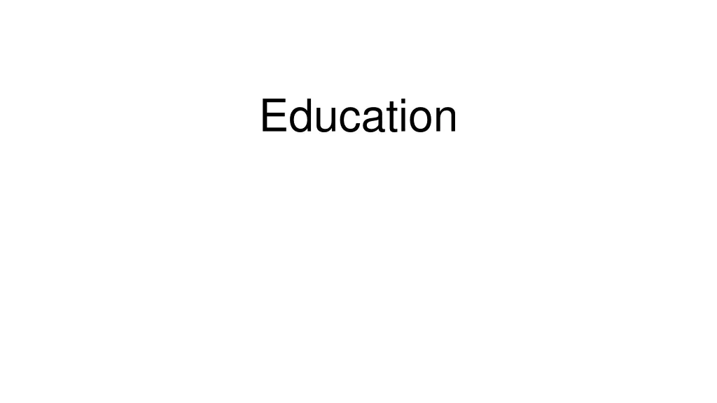education