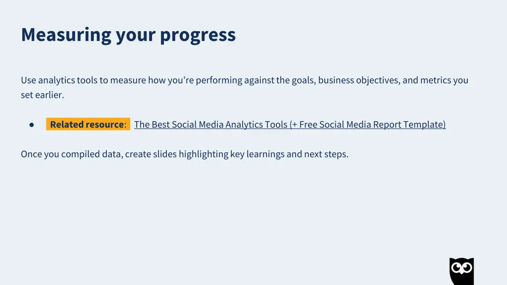 measuring your progress