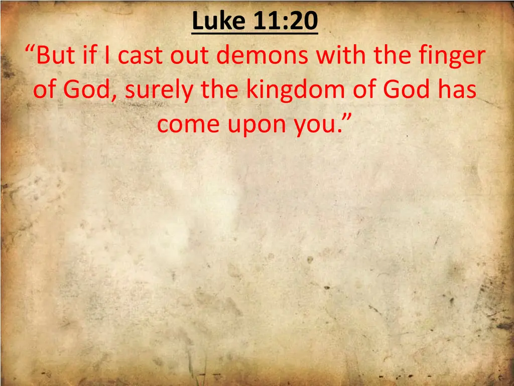 luke 11 20