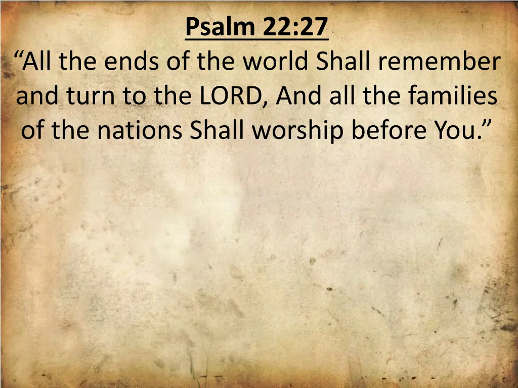 psalm 22 27