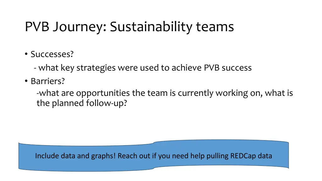 pvb journey sustainability teams
