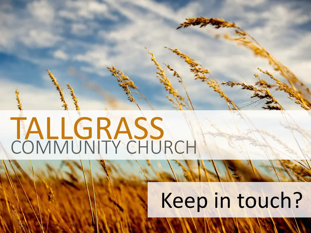 community church tallgrass 6