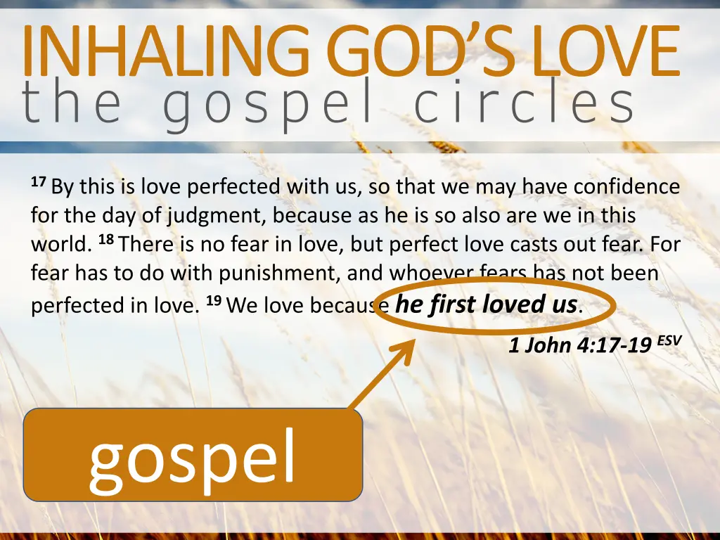 inhaling god s love the gospel circles 2