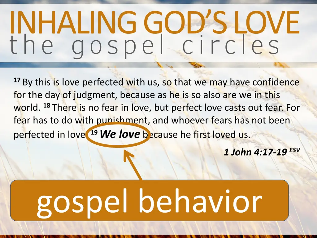 inhaling god s love the gospel circles 4